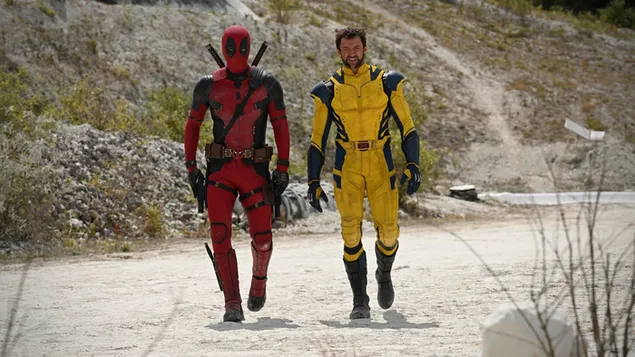 Deadpool 3 2024 filmas 4K ekrano užsklanda