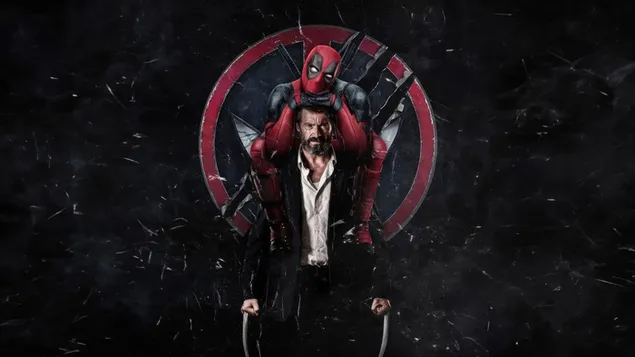 Deadpool 3 filmas Deadpool and Wolverine 4K ekrano užsklanda