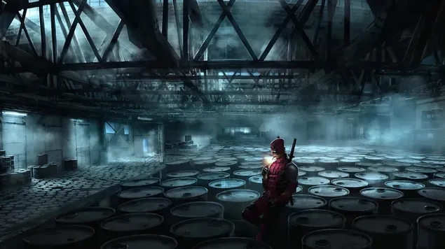 dedpul: dym sigarety na benzinovykh bochkakh sklad skachat'