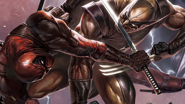 Deadpool Vs Wolverine Death Fight
