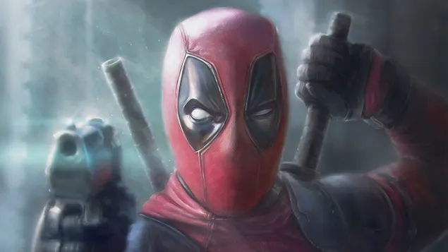 Páipéar balla Deadpool - Wade Wilson4K