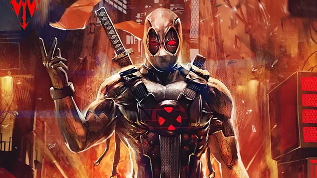 Deadpool X-Force 4K imagine de fundal