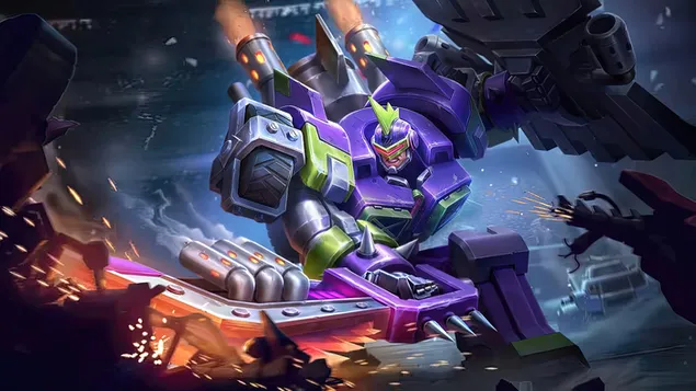 Death Ride 'Johnson' - Mobile Legends (ML) 4K papel de parede