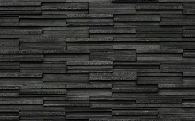 Dekoracyjna ściana z czarnego kamienia 2K tapeta