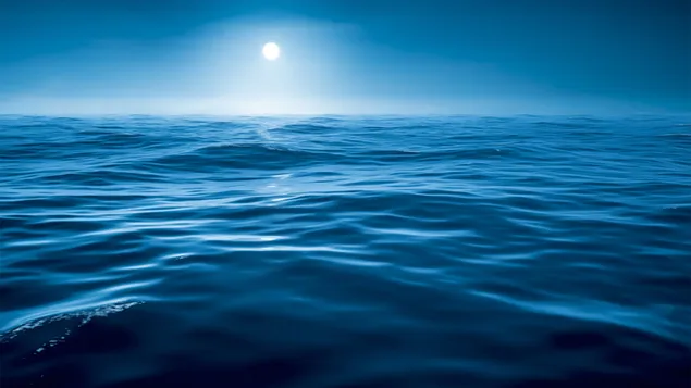 Diepblauwe oceaan