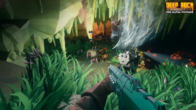 Deep Rock Galactic 4K bakgrunn