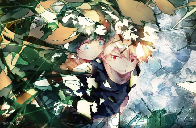 Deku X Kacchan 2K imagine de fundal