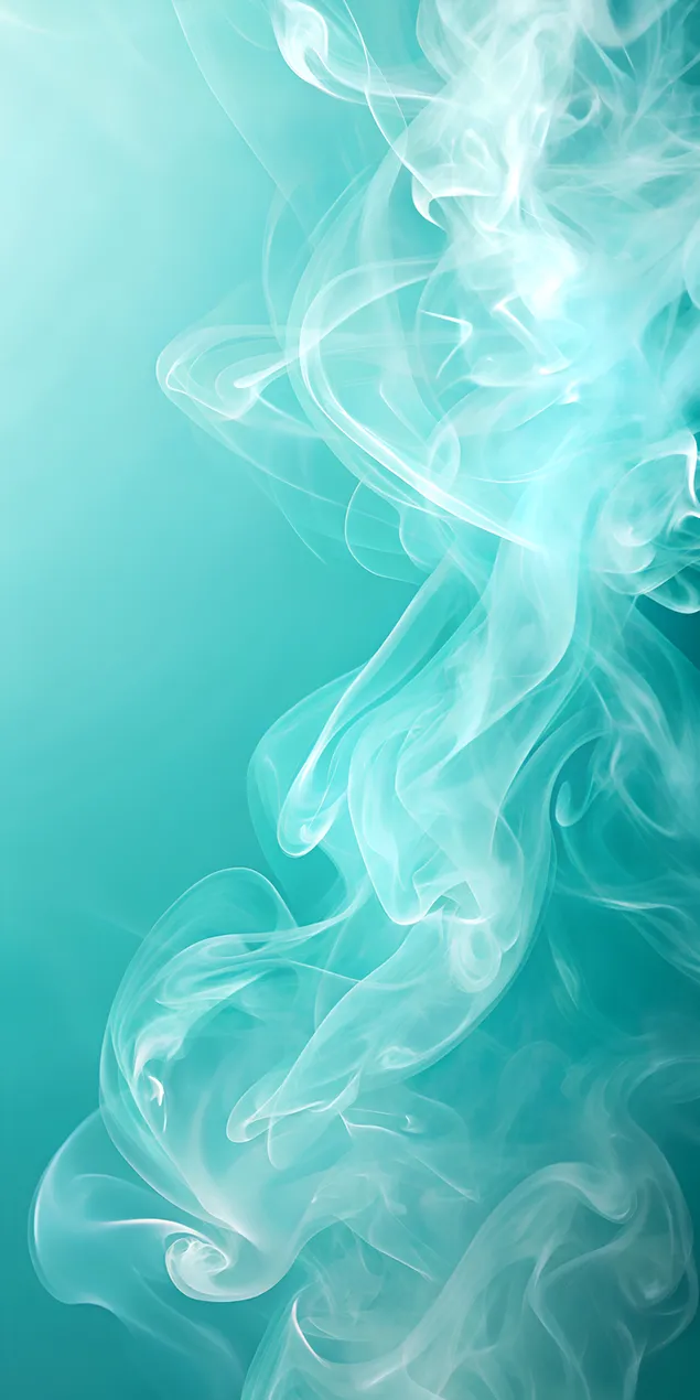 Delicats remolins de fum d'aigua a la deriva a l'aire 2K fons de pantalla