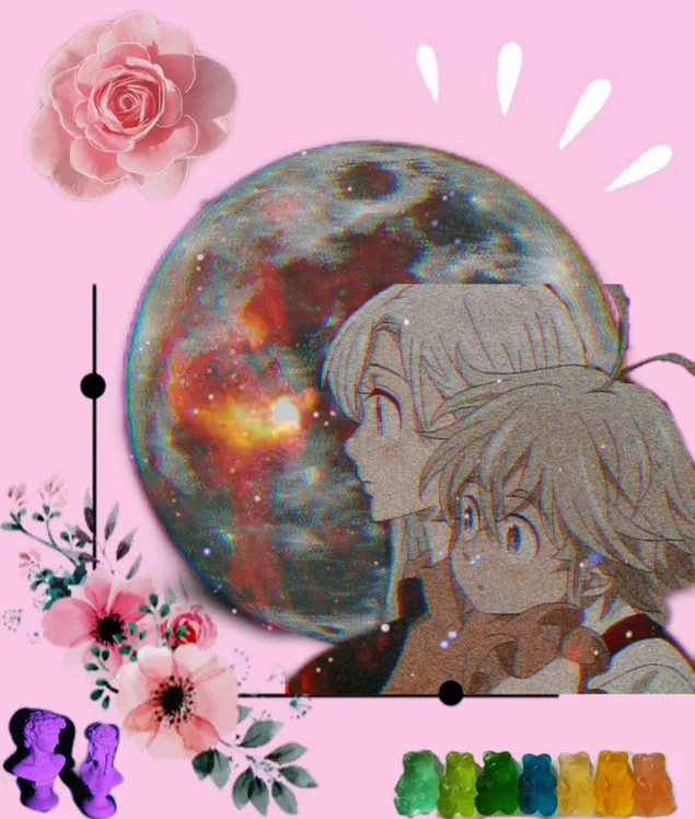 Demon och gudinna 2K bakgrund