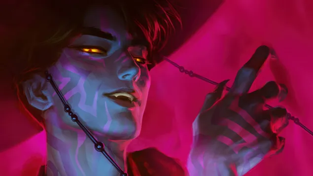 Demon 'Jinu' - K-Pop Demon Hunters (Animatiounsfilm) 4K Tapeten