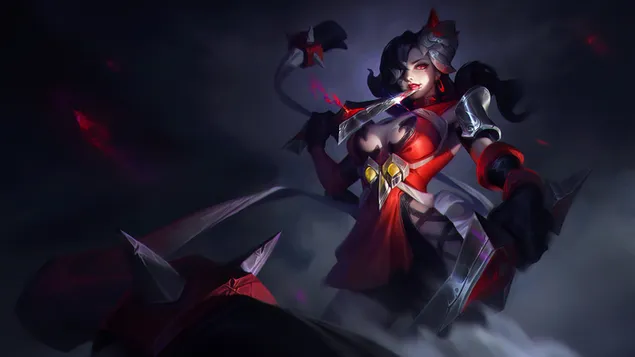 Девојка од демонска кралица 4K тапет