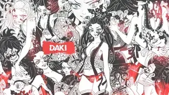 데몬 슬레이어 : 다키 어퍼 문 HD 배경화면