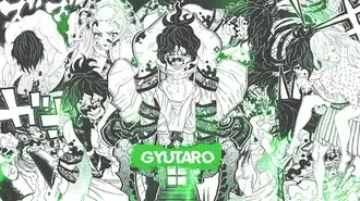 Demon Slayer - Gyutaro Upper Moon Demon HD papel de parede