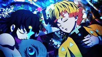 Demon Slayer - Inosuke Hashibira e Zenitsu Agatsuma 4K sfondo