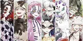 데몬 슬레이어 : Kimetsu No Yaiba 악당 콜라보 2K 배경화면