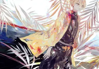 Demon Slayer : Kimetsu No Yaiba - Zenitsu Agatsuma HD wallpaper