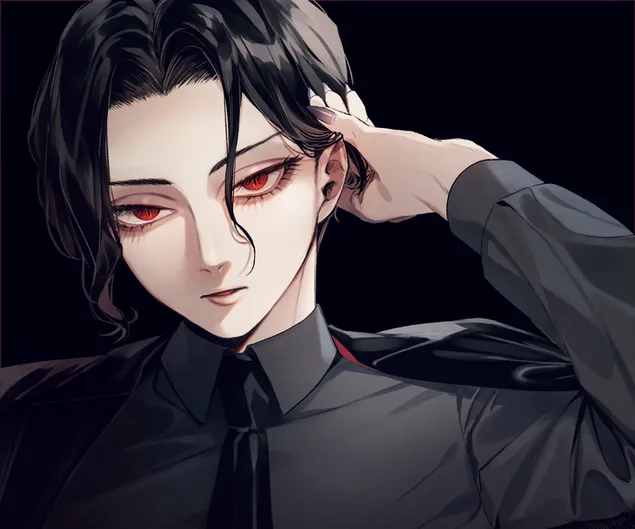 Vrasësi i demonëve Muzan Kibutsuji HD sfond