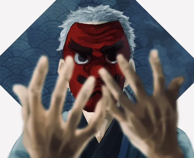 Demon Slayer - ซาคอนจิ อูโรโคดากิ 2K วอลเปเปอร์