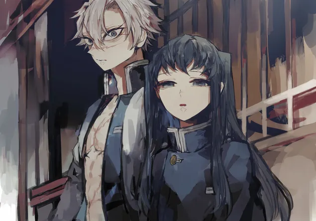 demon slayer - sanemi shinazugawa lataa