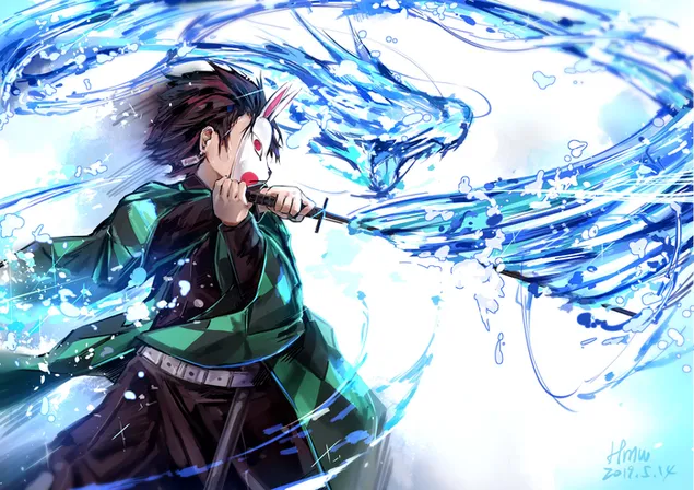 Demon Slayer: Tanjiro's water breathing- Dragon form download