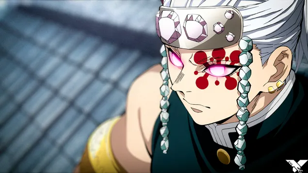 demon slayer tengen uzui punaiset silmat lataa