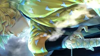Demon Slayer: Zenitsu Agatsuma' 4K háttérkép