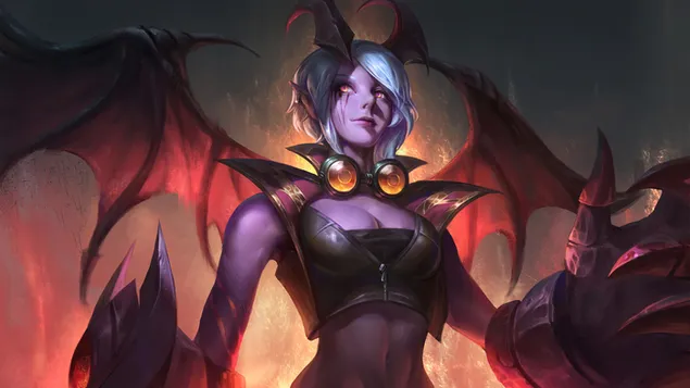 恶魔 'Vi' - 英雄联盟 (LOL) 4K 壁纸