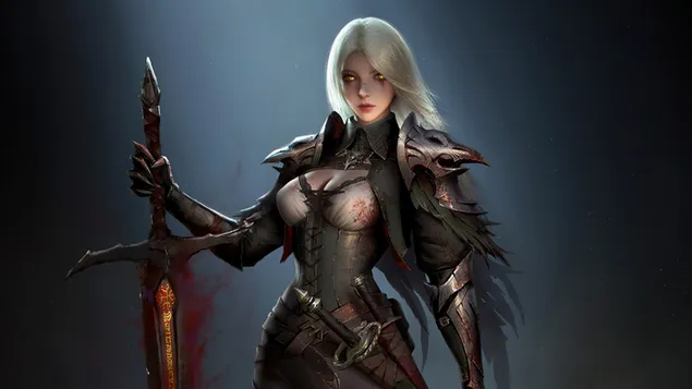 魔剑战士少女 4K 壁纸