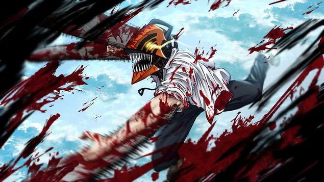 Denji 'Denji' מ-Chainsaw Man 4K טפט