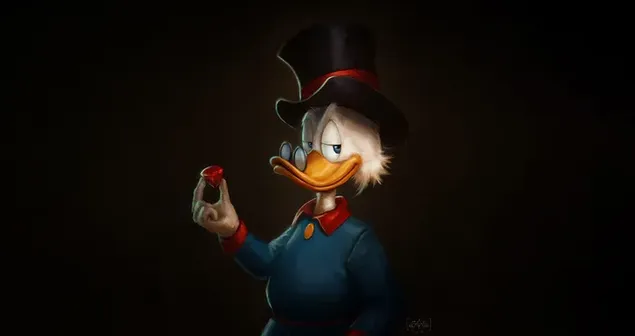 Der alte Donald Duck hat Daimond gefunden herunterladen