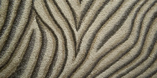 Hình nền Kết cấu vải chi tiết với họa tiết sọc lượn sóng 2K