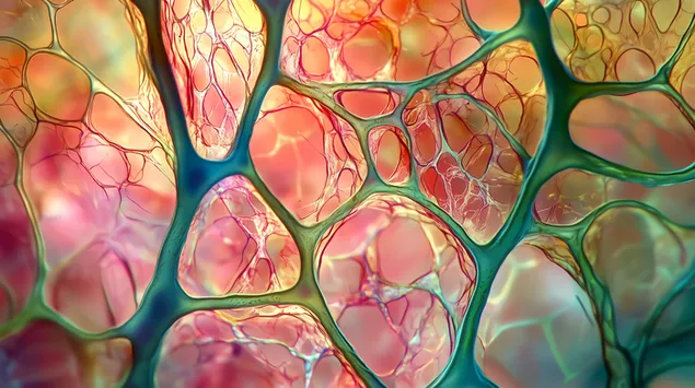 yksityiskohtaiset verkkomaiset vesilevan lehden suonet lataa