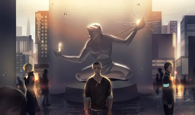 Detroit Become Human - Коннор, Кара и Маркус HD обои