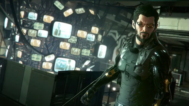 Páipéar balla Deus Ex: Cine Daonna Roinnte4K