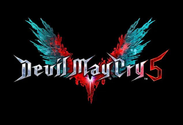 Devil May Cry 5 - logo 4K wallpaper download Devil May Cry 5 - logo 4K wallpaper download