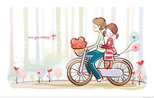 Día de San Valentín - Amantes lindos