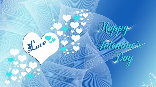 Día de San Valentín azul