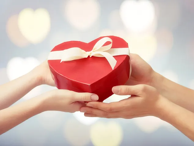 Día de San Valentín - Caja de regalo de corazón