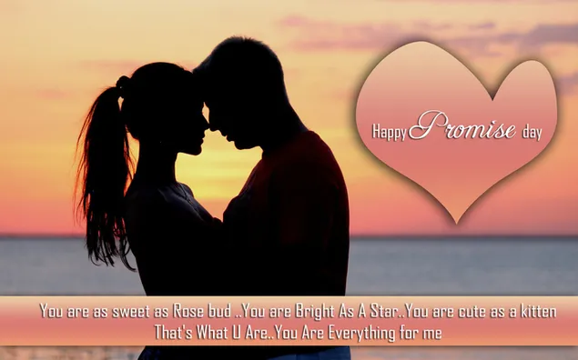 Día de San Valentín - deseo del día de la promesa