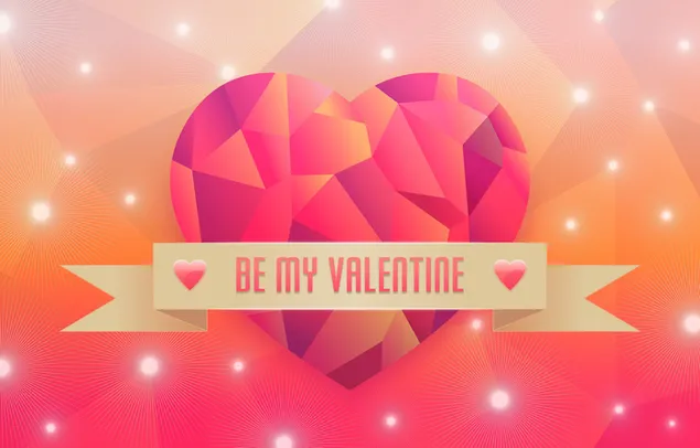 Día de San Valentín - el corazón brilla