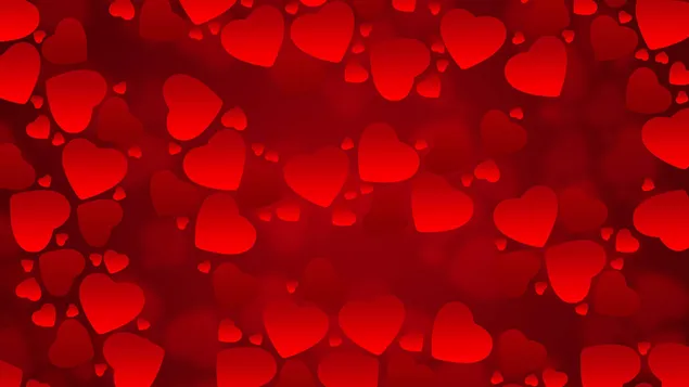 Día de San Valentín - hermoso fondo de corazones rojos descargar