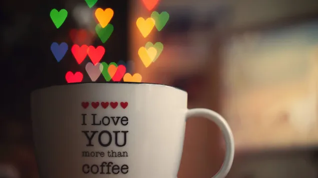Día de San Valentín - taza de café