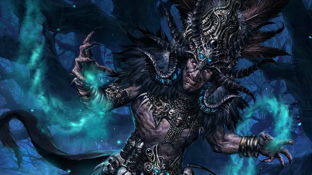 暗黑破坏神3 | 巫医 2K 壁纸