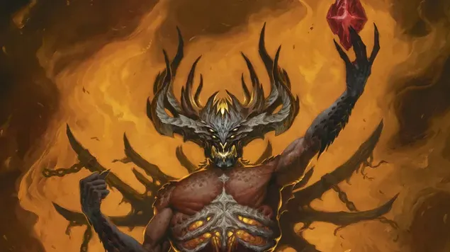 Diablo 4 Onsterfelijke Scarn 4K achtergrond