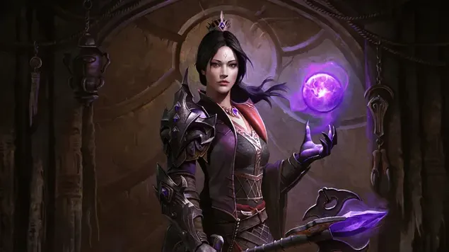 Diablo 4 Unsterblicher Zauberer weiblich herunterladen