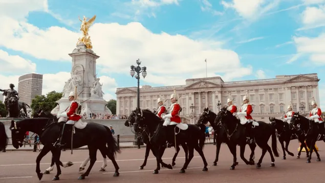 Die Wache der Königin im Buckingham Palace herunterladen