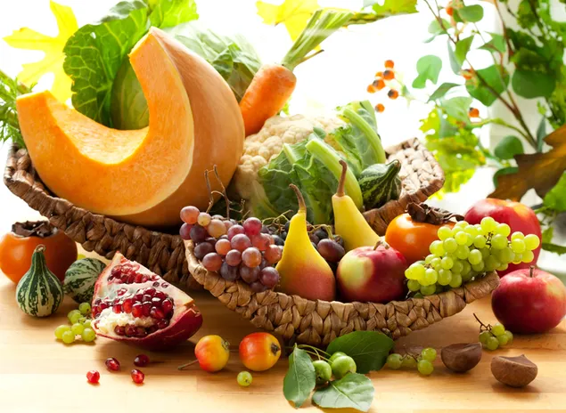 Diferentes tipos de frutas y verduras descargar