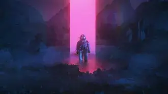 Tapeta Digitální umění astronaut 2K