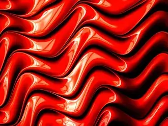 Fractales rouges numériques 8K fond d'écran