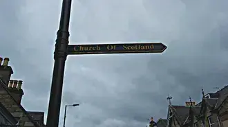 Tapeta Směr do Church of Scotland 4K